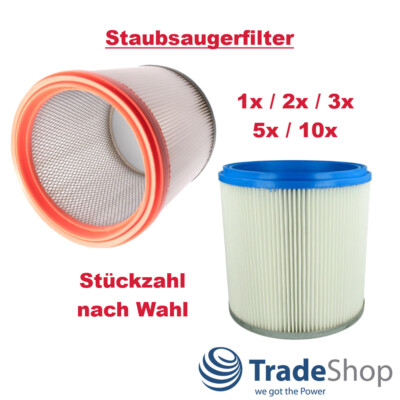 1x/2x/3x/5x/10x Filter für Bosch GAS 12-50 RF Polyester-vlies Filterelement