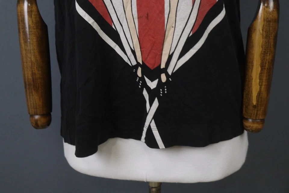 Blusa Top Love Moschino Multicolor Betty Boop Estampado Gráfico Cuello Redondo Talla 10 Foto 3 de 4