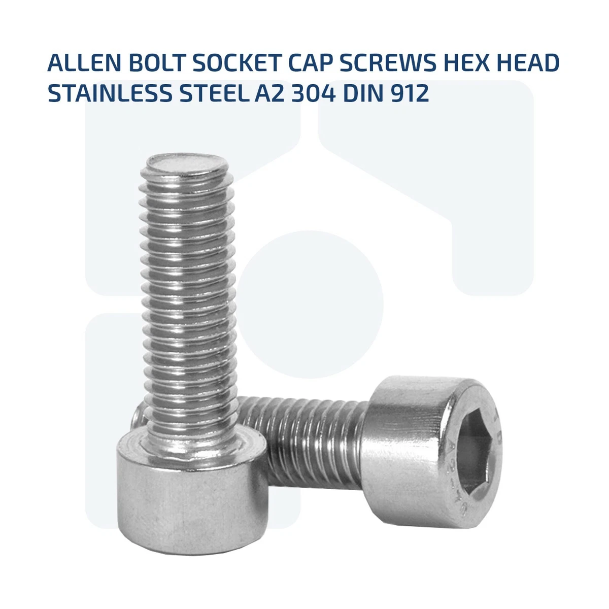 M4 x 10MM ALLEN CAP SCREWS BOLTS STAINLESS STEEL SOCKET SCREW HEX