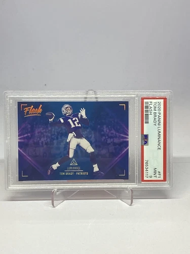 2020 Panini Luminance Flash Tom Brady #F1 New England Patriots SSP SP PSA 9 MINT