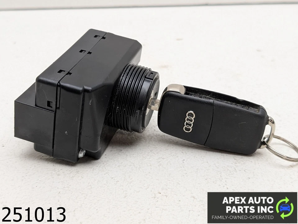 Módulo de interruptor de encendido de arranque OEM 2008-2010 Audi A8 4,2 L con llave Foto 4 de 4