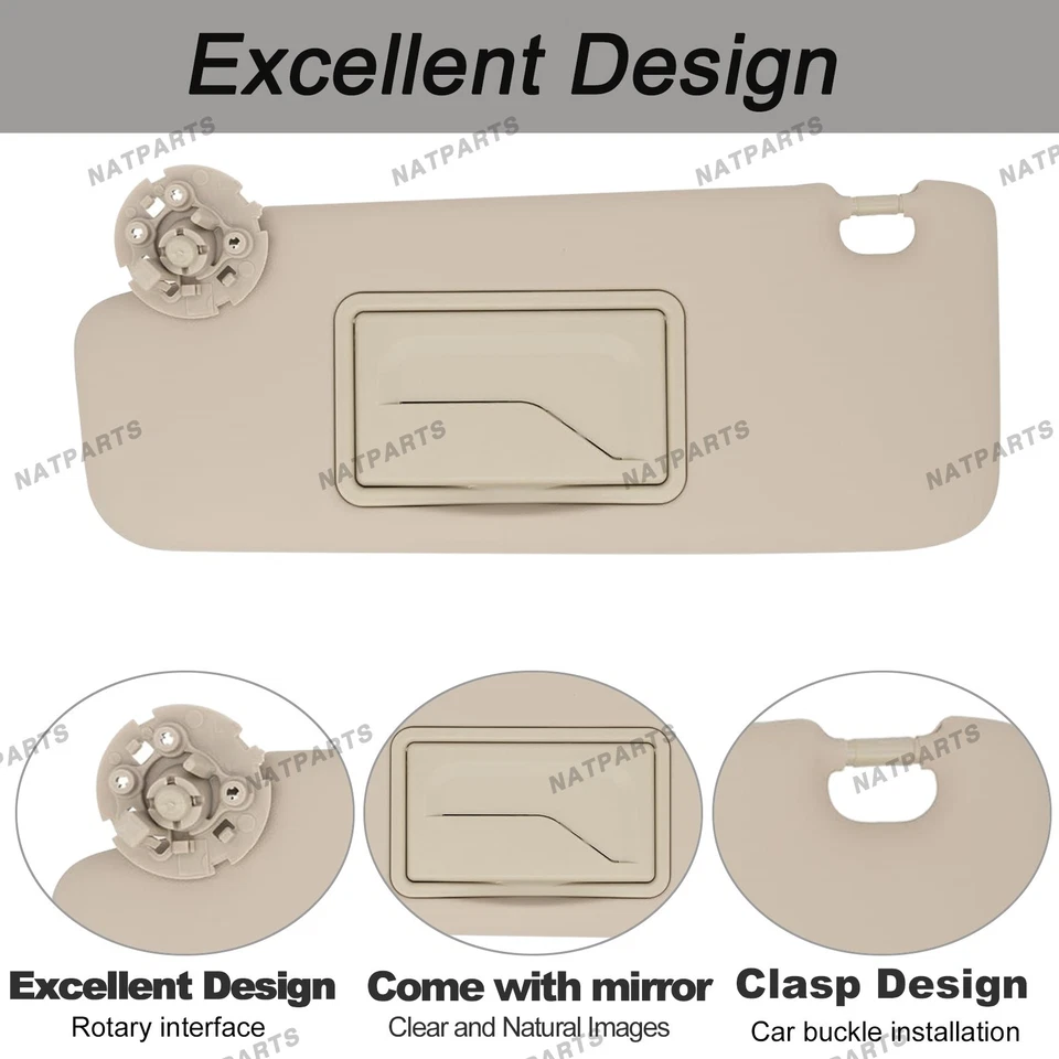 Parasol conductor izquierdo para Chevy Cruze 2011-2019 95034256 95034253 84126667 Foto 3 de 4