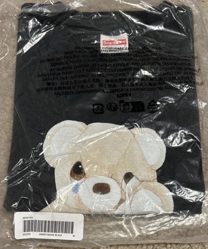 Neu mit Etikett Supreme Bear T-Shirt schwarz SS24 Größe Herren Medium KOSTENLOSER VERSAND! - Bild 2 von 8