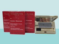 CLARINS OMBRE MINERALE MINERAL EYESHADOW #14 PLATINUM 0.07 OZ NWB LOT OF 3