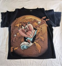 1997 Tasmanian Devil Looney Tunes Shirt Sz XXL Huge Front Hit Warner Bros Y2K