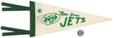 Rare Style Vintage 1970s Mini Pennant NEW YORK JETS NY Old Logo NFL Football