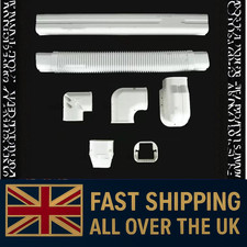 75*65mm Coupling End Cap Cover White Wall Cap PVC Trunking UK