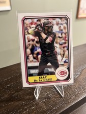 Elly De La Cruz 2025 Topps Archives 1987 Boardwalk and Baseball Reds Insert