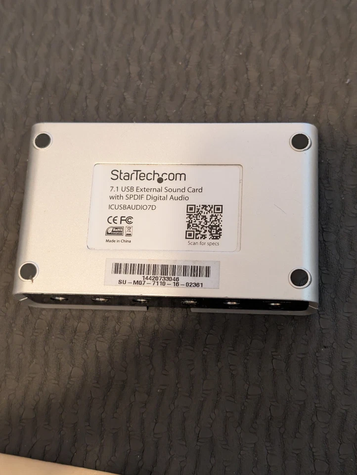 Startech 7.1 Usb External Sound Card - Image 2 of 4