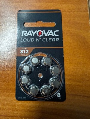 Rayovac Hearing Aid Batteries Size 312 - Fast shipping- Fresh Exp-12/2026