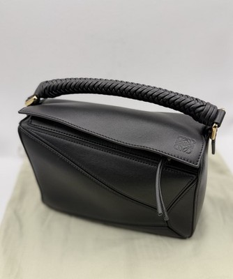 Loewe Small Puzzle Bag Smooth Calfskin Nappa Lambskin Black