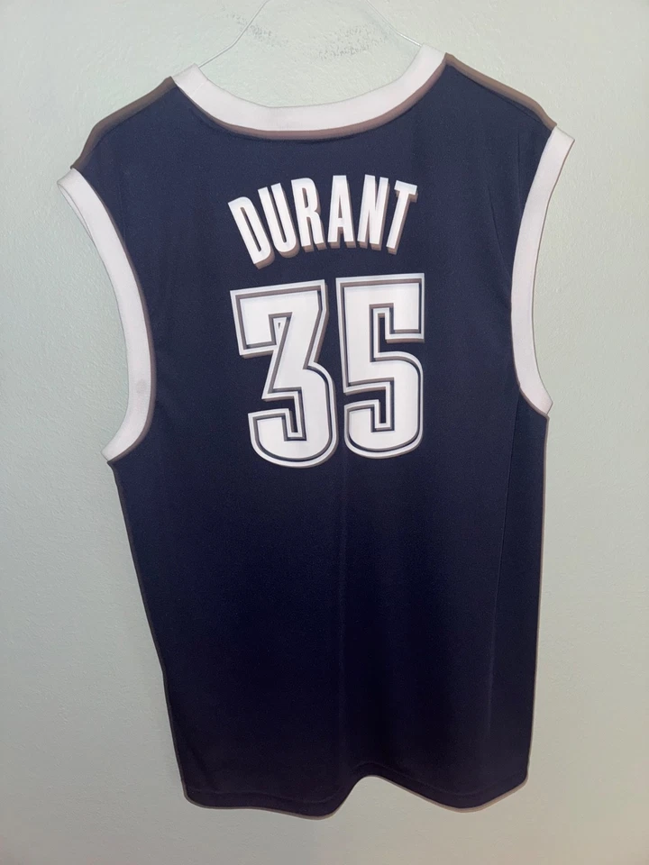 Camiseta Adidas Kevin Durant Oklahoma City Thunder Swingman Alterna Grande Foto 2 de 4