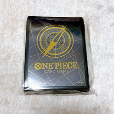 One Piece Card Game Official TCG Standard Black  Gold 70 Sleeves NEW JAPAN