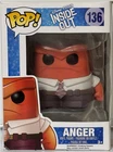 Funko Pop! Disney Pixar Inside Out Anger #135 Vinyl Figure w/ Box