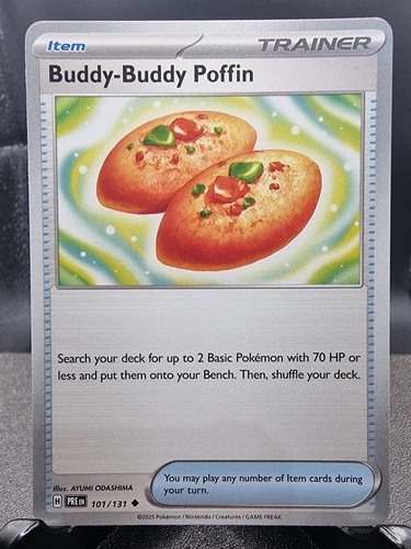 Buddy-Buddy Poffin 101/131 Sv: Prismatic Evolutions Regular