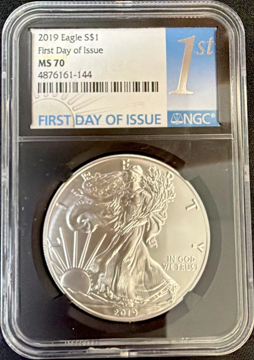 American Eagle MS 70 Graded 2019 Silver Bullion Coins for sale | eBay