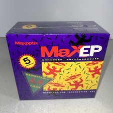 Maxoptix Formatted Erasable Optical Cartridge 2.6 GB Sealed NIB 3015385RW