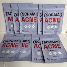 Scram Acne Pimple Patches Lot of 9 Packs Hydrocolloid Spot Treatment Bulk