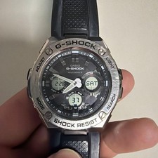 CASIO G SHOCK GST W110 radio solar G STEEL