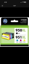 4PK 950XL Ink Cartridge for HP 951XL Office Pro 8630 8640 8660 8615 8625 8100
