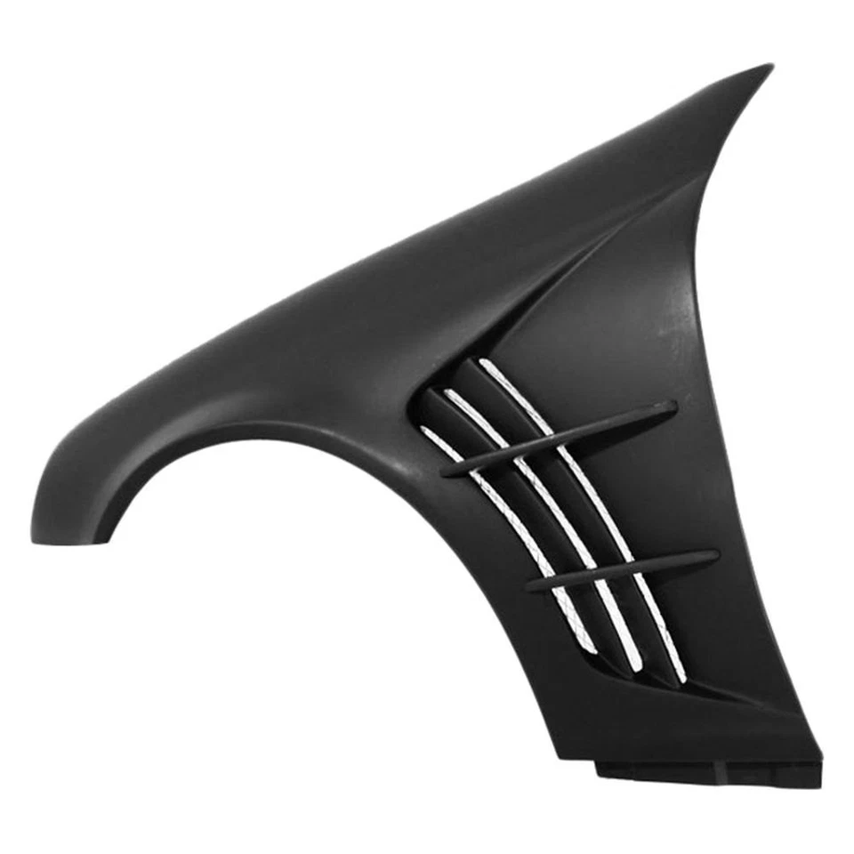 For Mercedes-Benz CLK350 06-09 W-1 Style Fiberglass Front Fenders Unpainted Foto 4 de 4