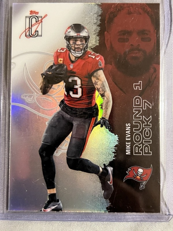 2025 Topps Signature Class- Mike Evans Chrome Refractor #51