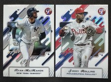 2025 Topps Pristine Refractors Ryan McMahon & Jimmy Rollins 2 Card Lot