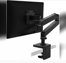 Ergotron HX Desk Mount Monitor Arm for 1 Monitor, Tilt/Rotate, VESA, Black