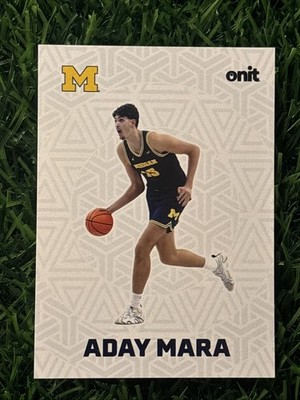 2025-26 Onit Aday Mara Fusion Insert #F-8 Michigan Wolverines Basketball