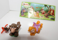 kinder surprise collection LES SINGES LANCEUR DE PEA U DE BANANE   ANNEE 2010
