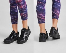 Fila Sculpt-N-Tone Mujer Negro Caminar Fitness Zapatos Tenis EE. UU. 9,5 UE 41