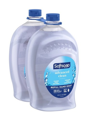 #ad Limited Deal Softsoap Advanced Clean Liquid Hand Soap Refill 80 oz 2 pack $19.99