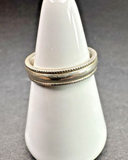 Estate Sterling Silver Wheeler Manufacturing WM Co Ring .925 Wedding Band SZ 6