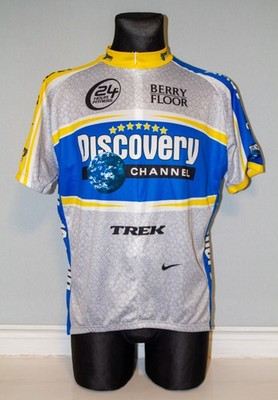 Rare Vintage 2005 NIKE Discovery Channel Cycling Jersey XXL