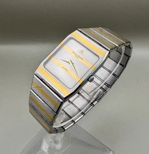 Rare 18k 1980s Baume & Mercier Men’s Monte Carlo Zebra Polo 5739.038 Box Papers