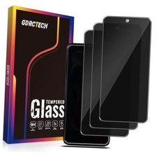  3-Pack Privacy Screen Protector for Motorola Moto G Play 2024 Tempered Glass,