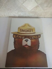 Vintage SMOKEY THE BEAR Poster Ad 1972 Cardboard USFS Forest 13"x18.5” NOS VGC
