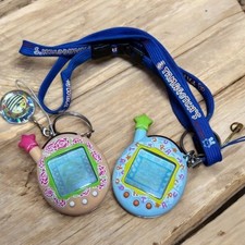 Bandai Ura Jinsei Enjoy Tamagotchi Plus Ura Moji Mountain Ura Rose Set of 2