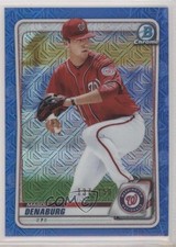 2020 Bowman Chrome Prospects Mega Box Blue Mojo Refractor Mason Denaburg fm0
