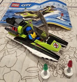 LEGO CITY Race Boat 60114 99-100% Complete