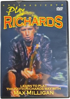Play Richards Learn to Play the Keith Richards Way w/Max Milligan DVD Arts Magic
