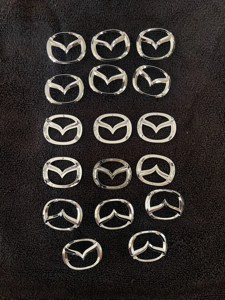 Оригинальный центральный колпак ступицы пылезащитный колпачок с эмблемой Mazda 2 дюйма совершенно новая деталь 5180851401 - Изображение 2 из 4