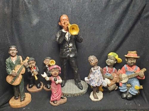 Vintage Band New Orleans Jazz And Blues Figurines Vintage vintage concert t-shirt, vintage, single stitch, B+ condition
