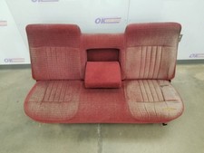 1988 Ford F150 Lariat Front Bench Seat Maroon Cloth