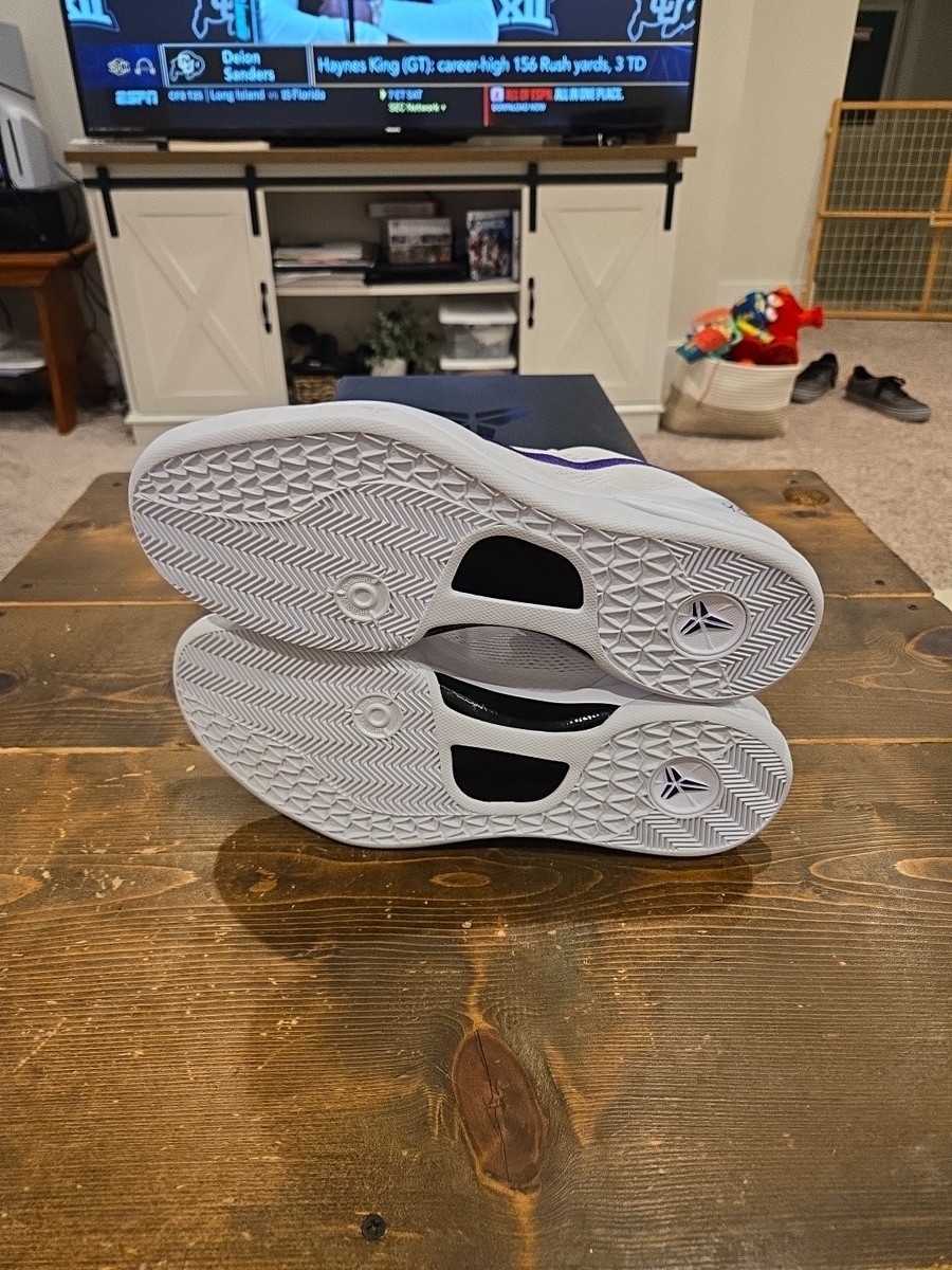 Nike Kobe 8 Protro 'Lakers Home' White Court Purple HF9550-100