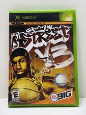 Xbox NBA Street V3 EA BIG Case  Manual Only NO DISC