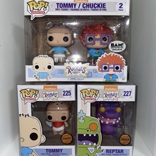 Funko Pop! Animation Rugrats Tommy/Chuckie 2-Pack BAM Exclusive + Chase Lot