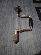 Stanley Sweep Ratchet Hand Drill Brace - Carpenters Old Tool