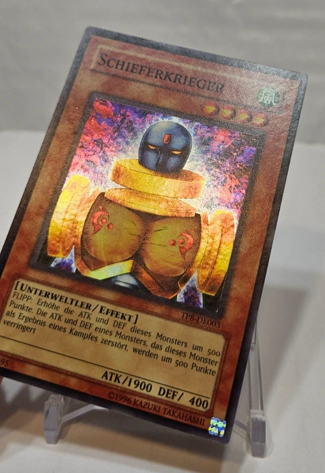 GERMAN Slate Warrior TP8-DE003 TP8-EN003 Super Rare Yugioh 7945 - Image 3 of 4