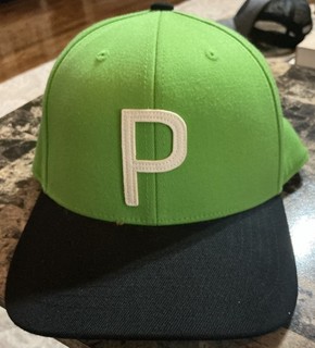 Puma Green & Black SnapBack 110 Style Hat New without Tag